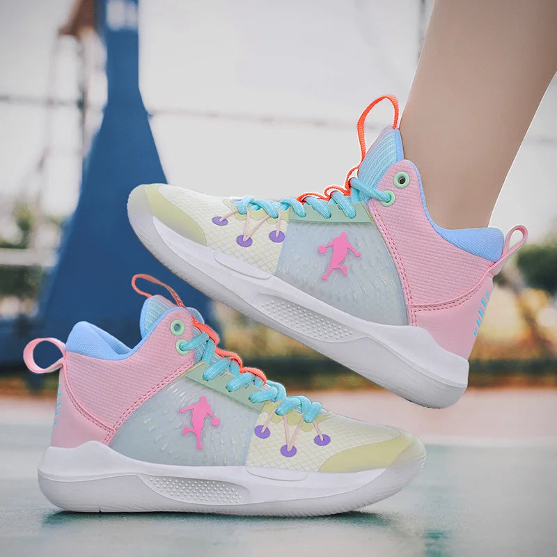 Non-Slip Cushion Boys Basketball Sneakers