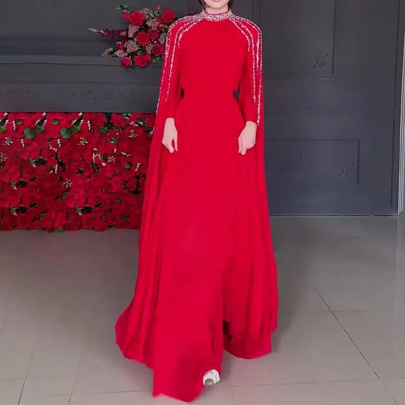 Abaya Drilling Robe Evening Gown,