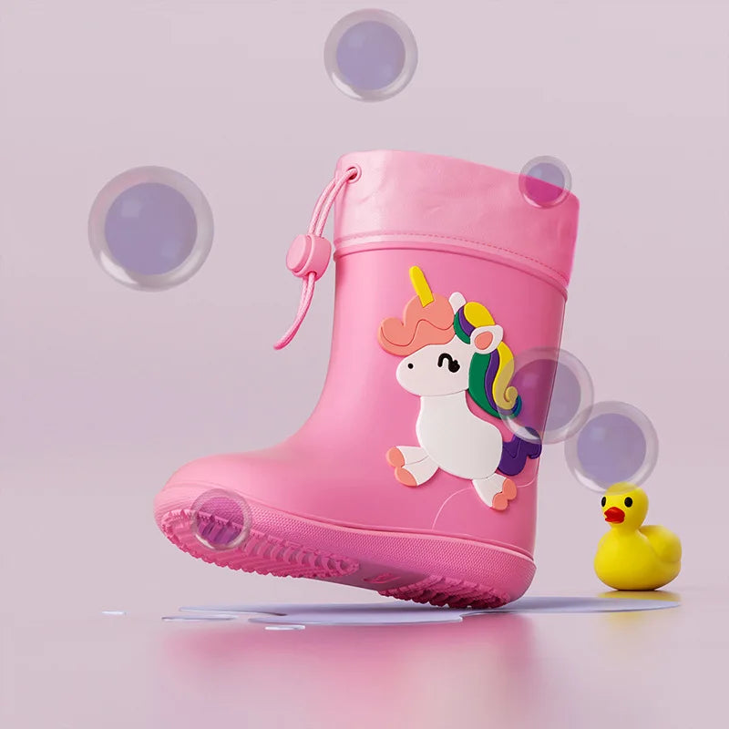 Kids Waterproof Rain Boots