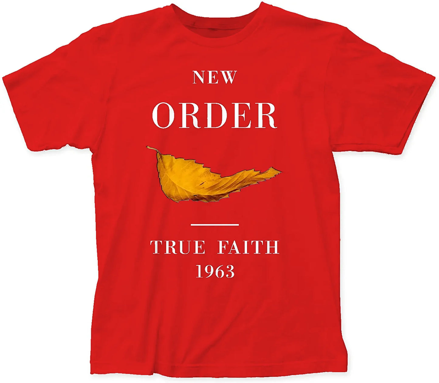 New Order True Faith Fitted Tee Shirt