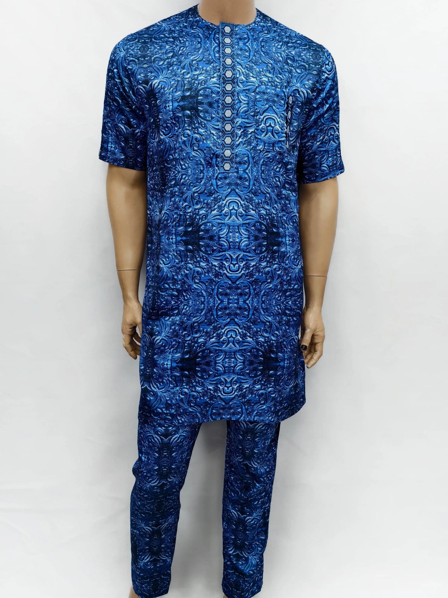 Abaya Muslim Islamic African Men's Prayer Eid Robe