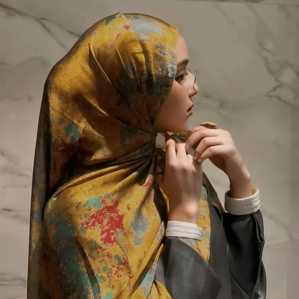 Water Printed Hijabs