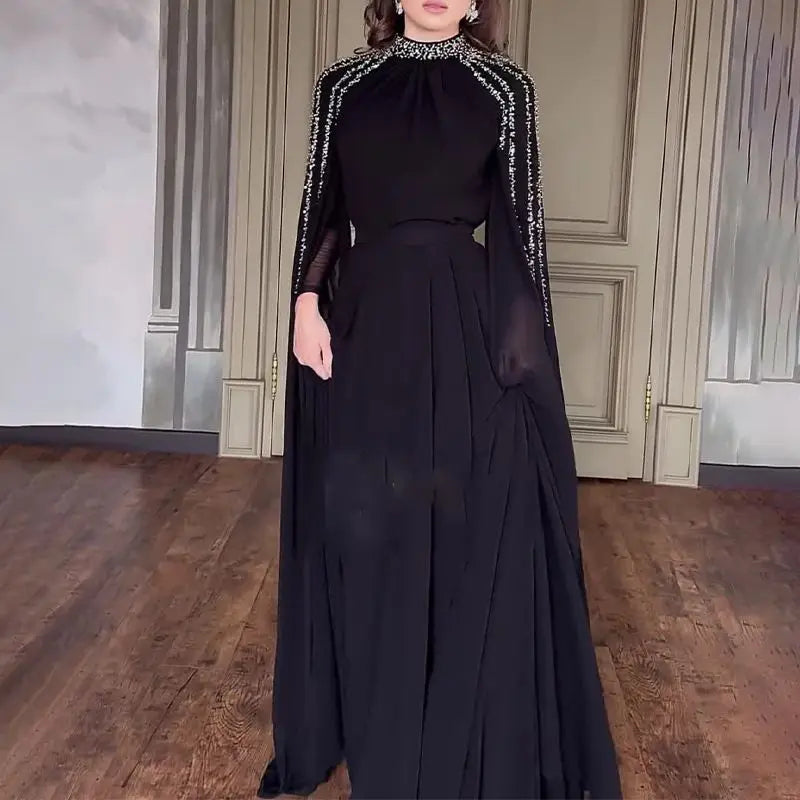 Abaya Drilling Robe Evening Gown,