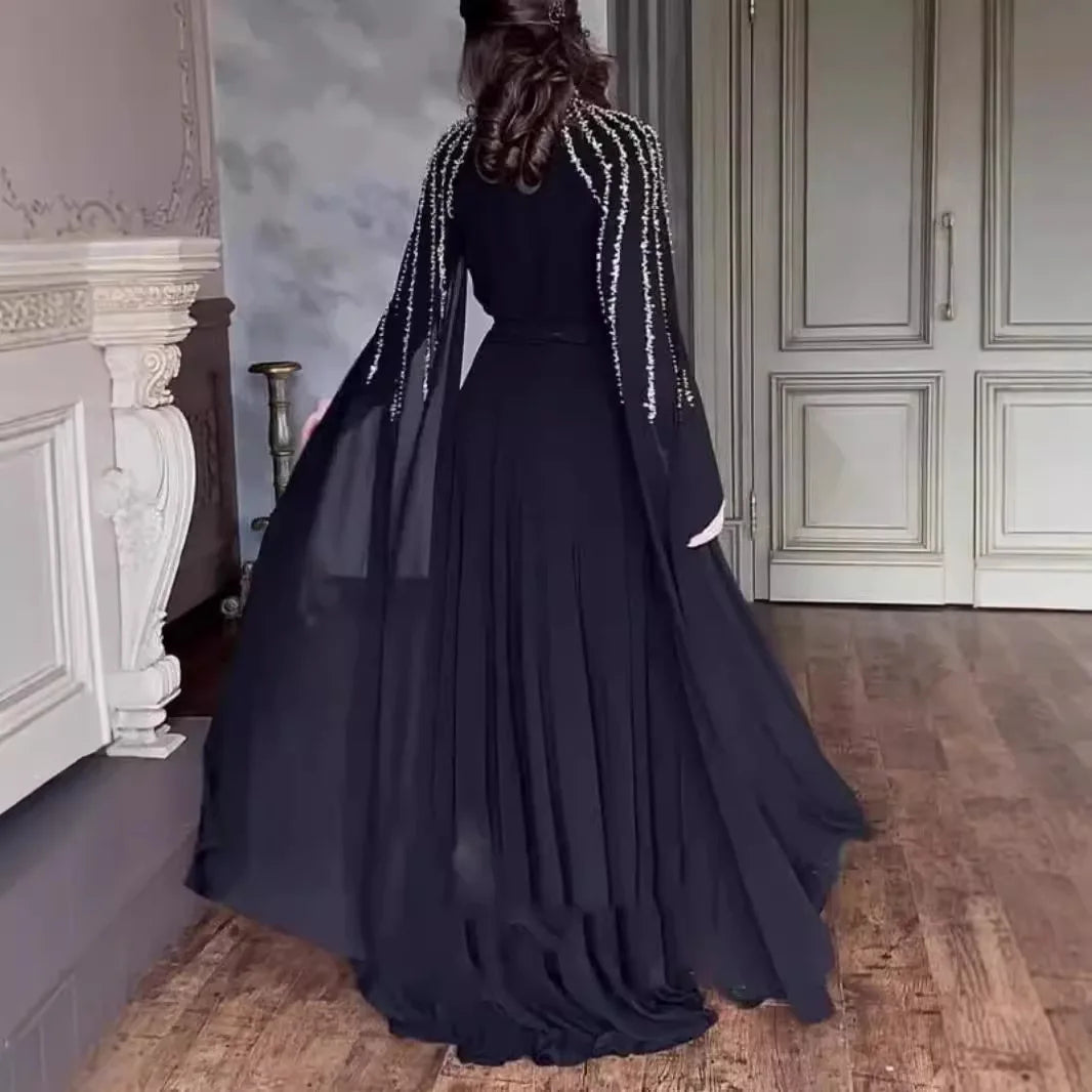 Abaya Drilling Robe Evening Gown,