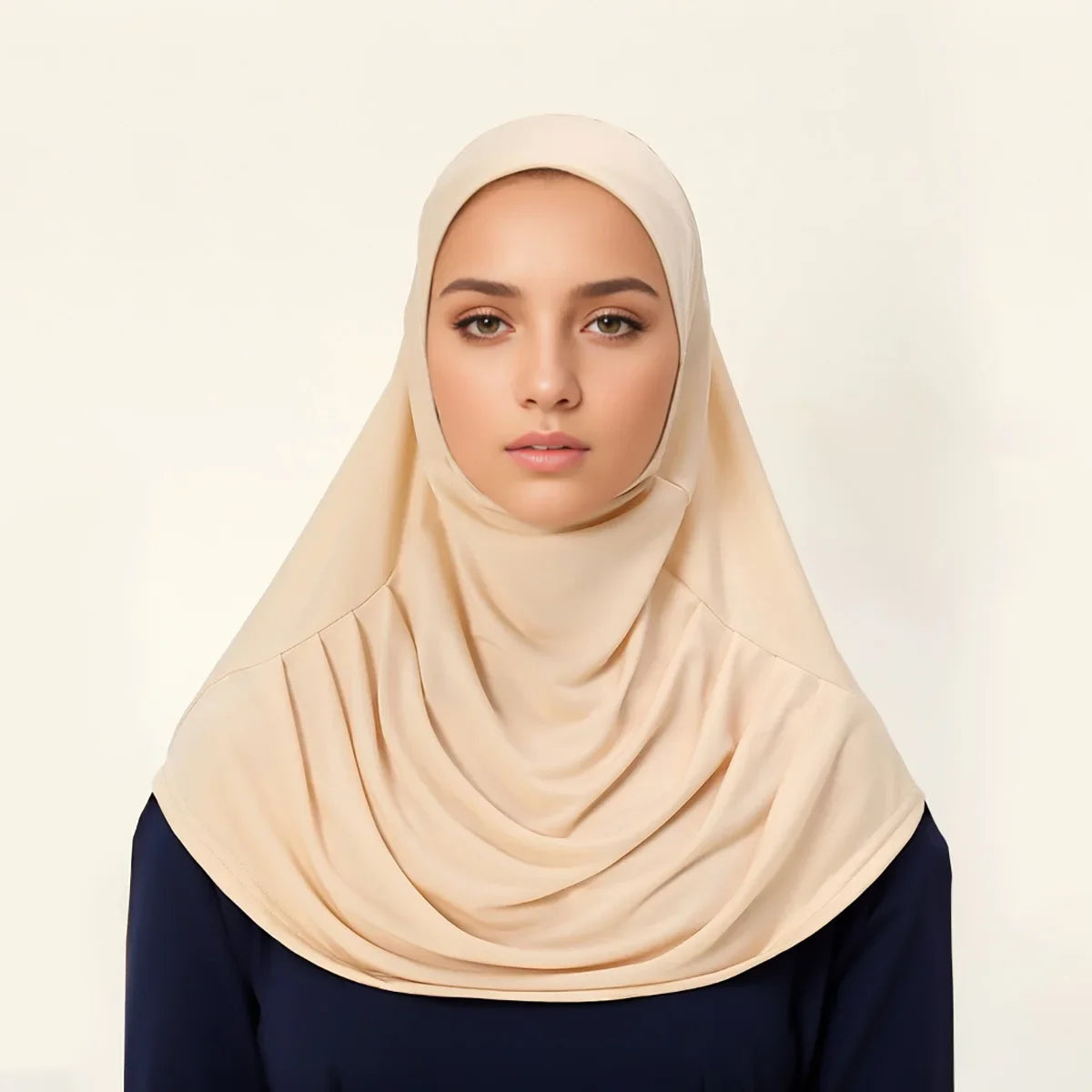 Hijab Muslim Adjustable with Button
