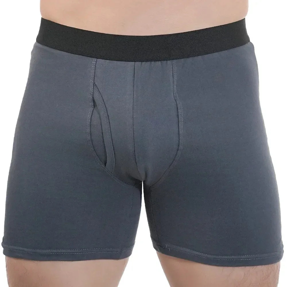 Man Mid-Long Boxer Sport Underwear