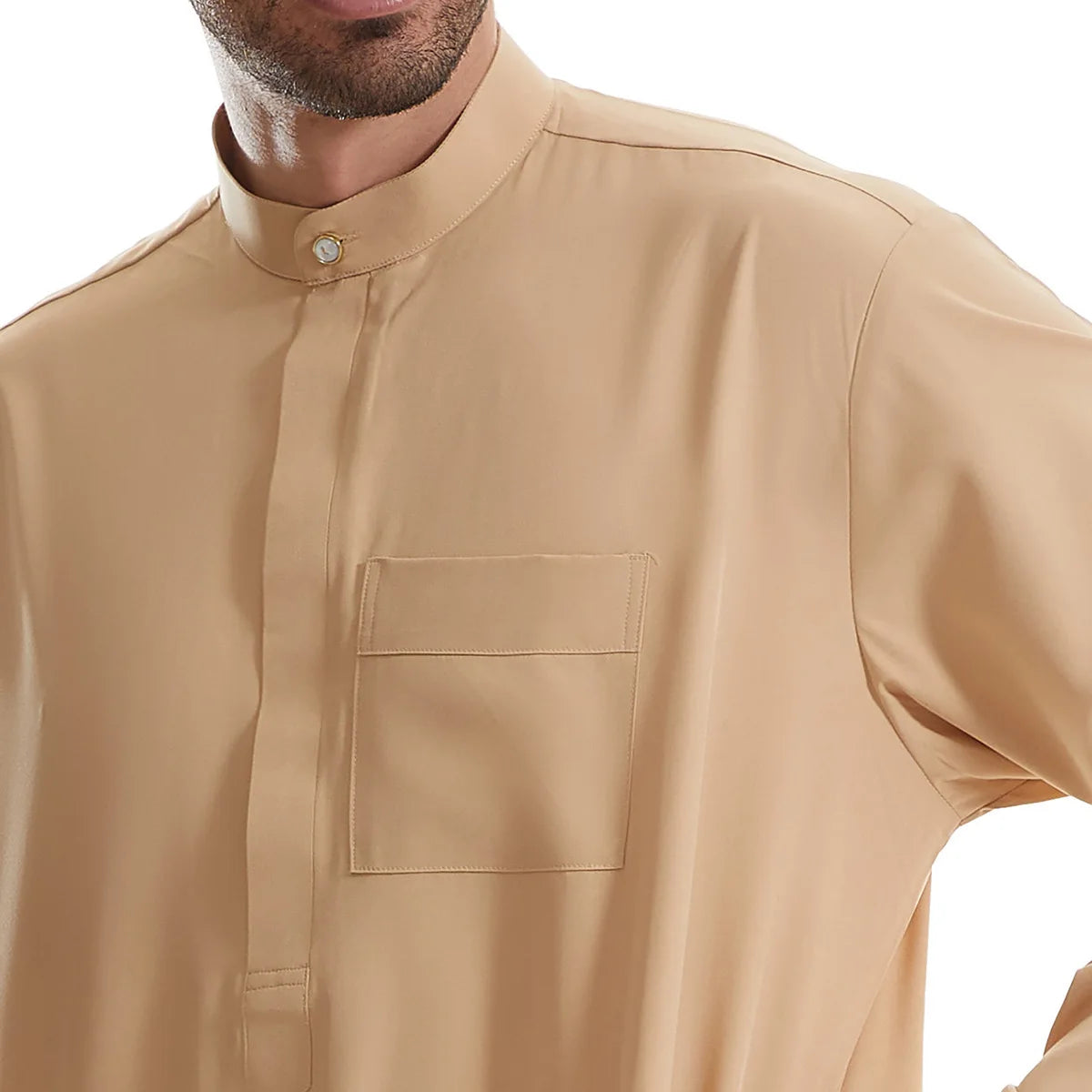 Muslim Abaya Prayer Kaftan Men Kimono Dishdasha
