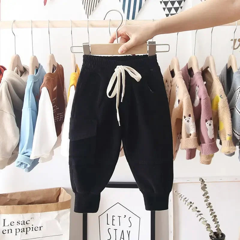 Old Solid Boys Casual Sport Pants Enfant Garcon