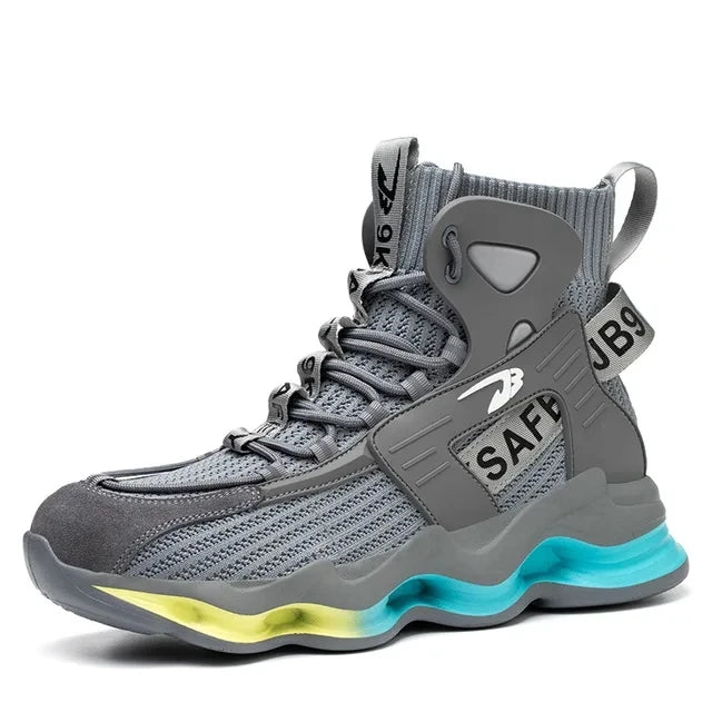 New Men Safety Shoes Work Sneakers
