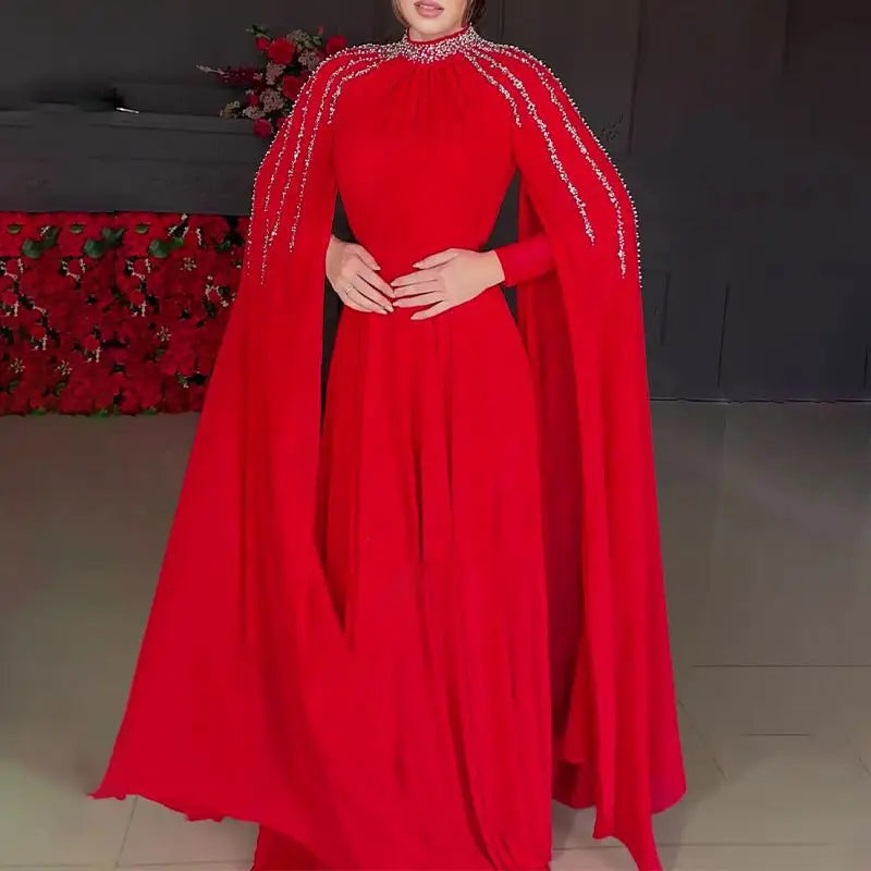 Abaya Drilling Robe Evening Gown,