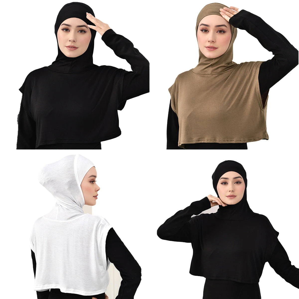 Muslim Islamic Inner Hooded Hijab
