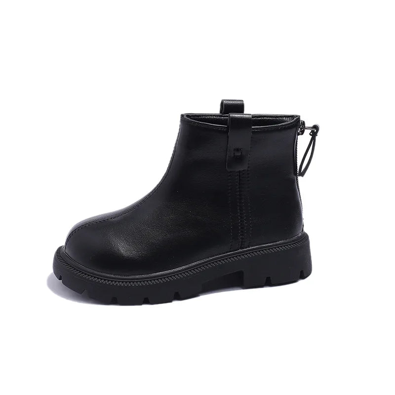 Kids Vintage Leather Boots Girls