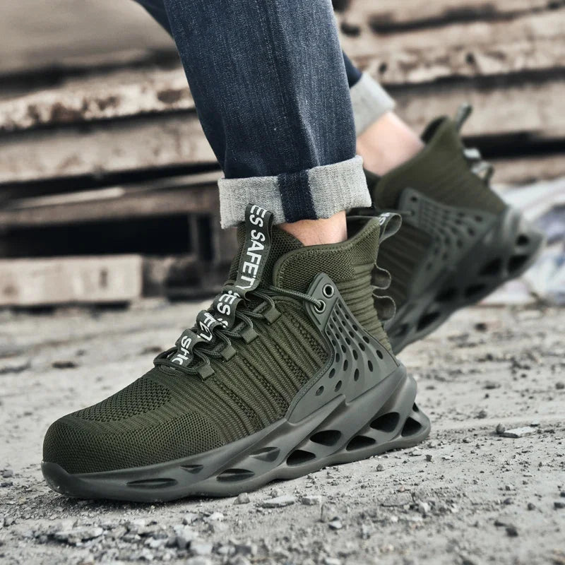 New Unisex Safety Shoes High Top