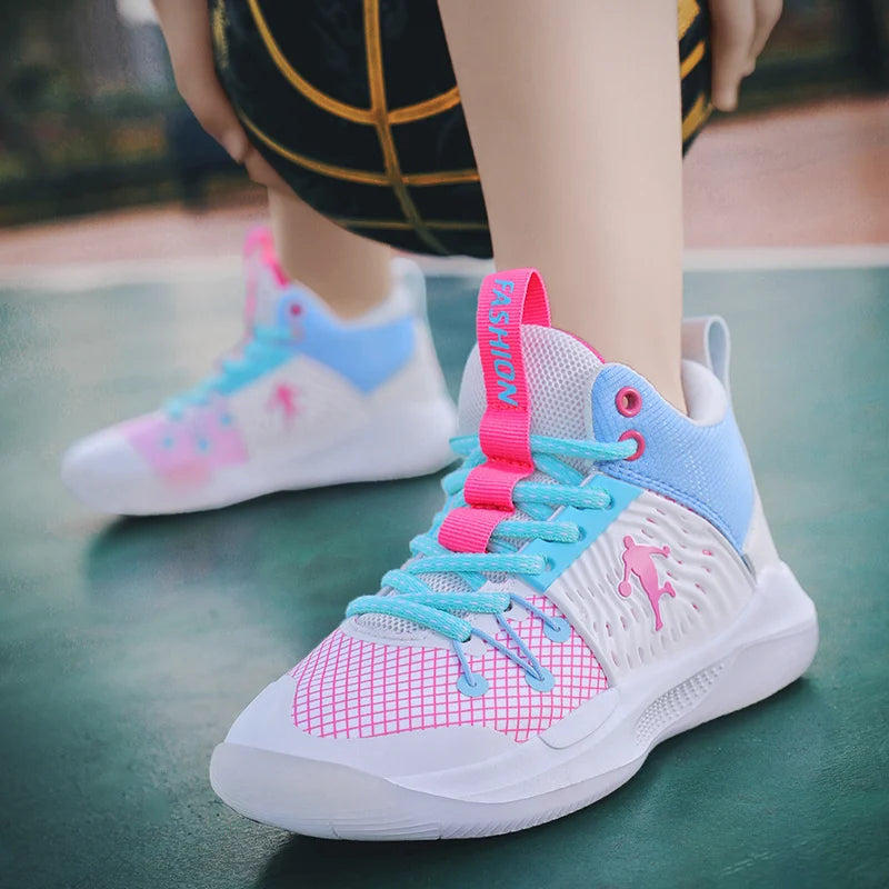 Non-Slip Cushion Boys Basketball Sneakers