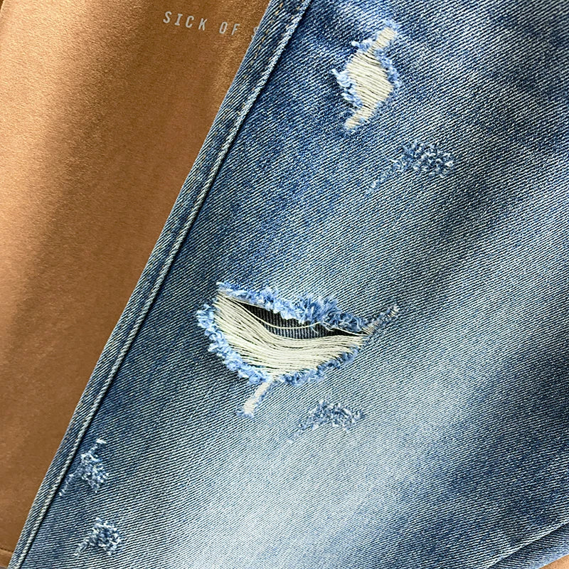 Ripped Jeans Baggy Denim Pants