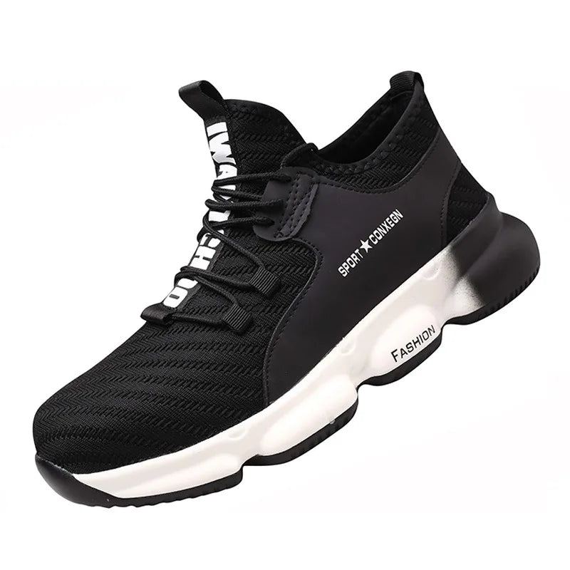 Men Safety Shoes Steel Toe Sneakers