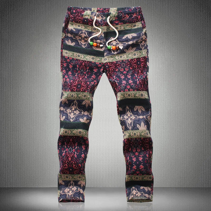 Men's Floral Pants