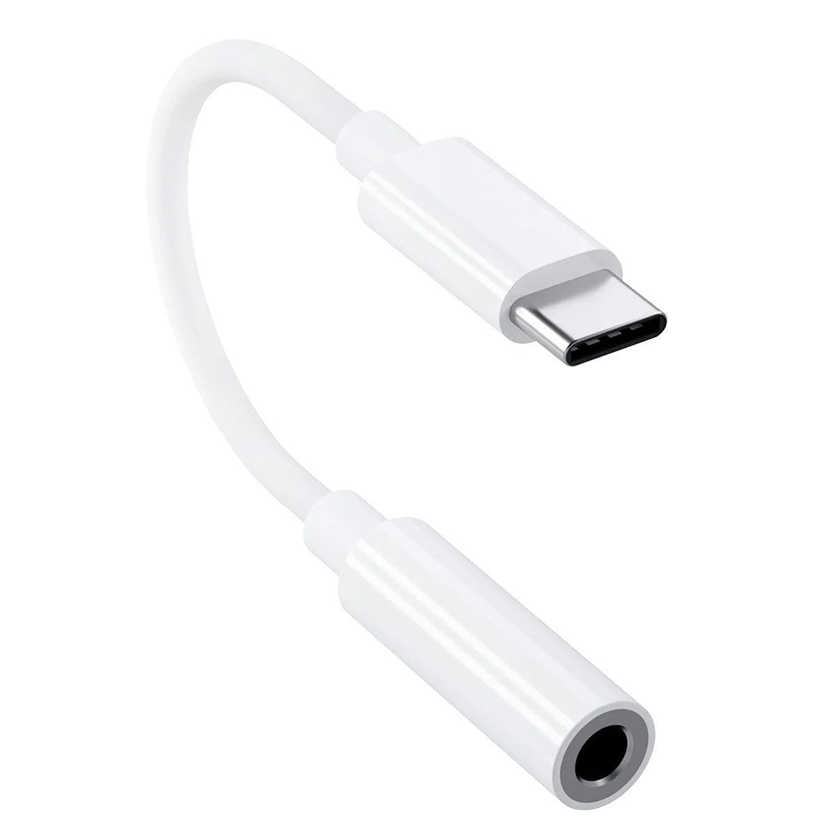 1-2Pcs Type C To 3.5 mm Aux Adapter