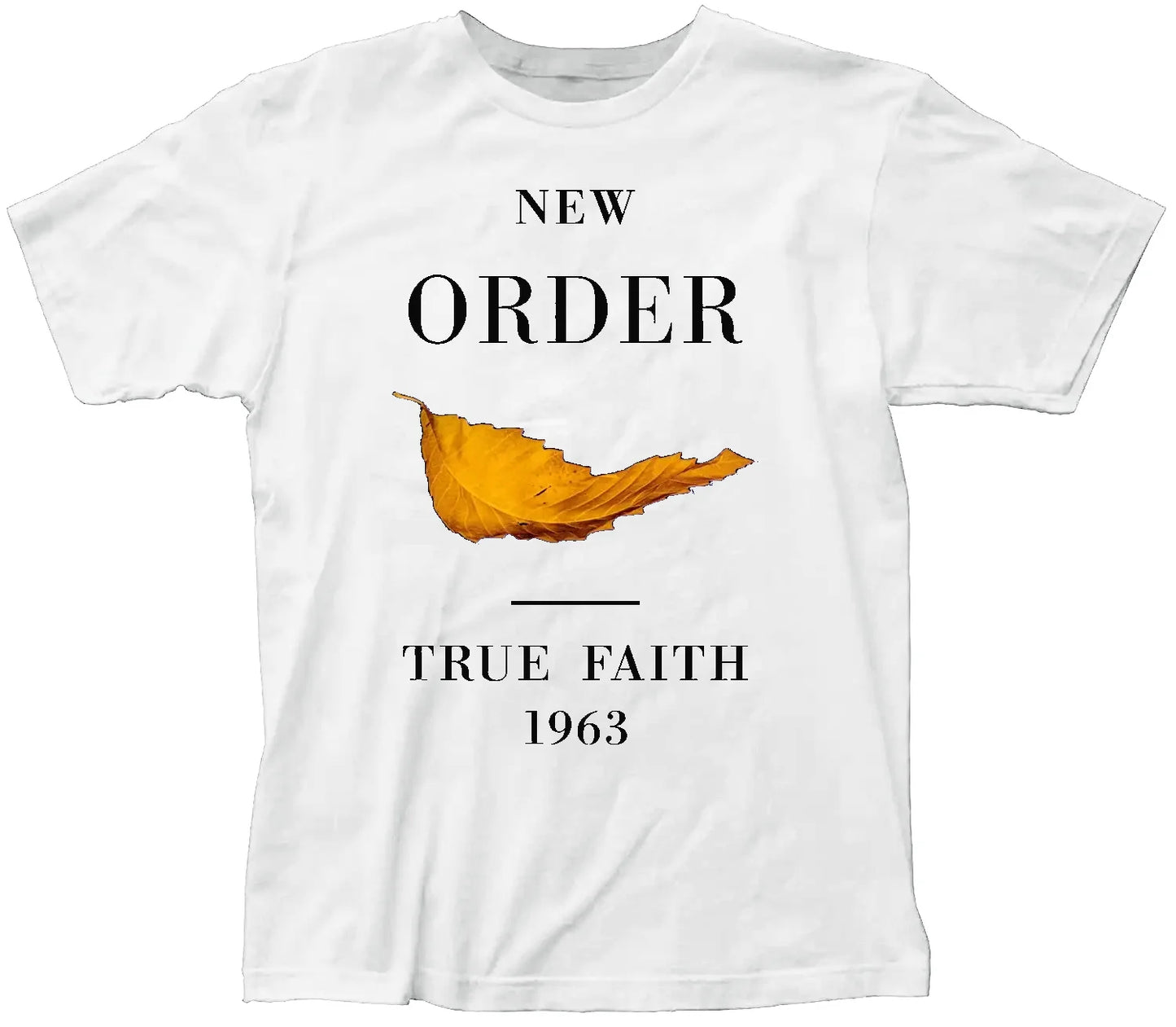 New Order True Faith Fitted Tee Shirt