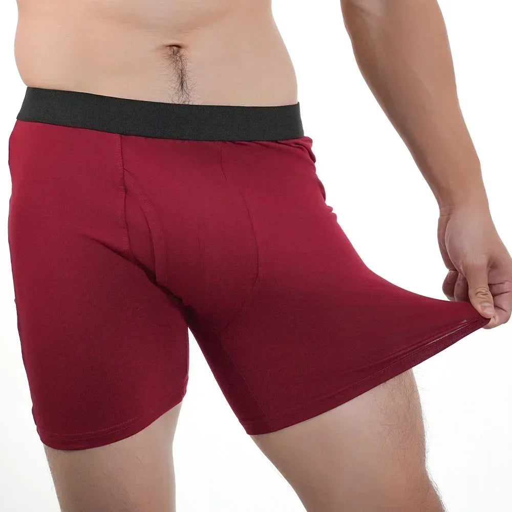 Man Mid-Long Boxer Sport Underwear
