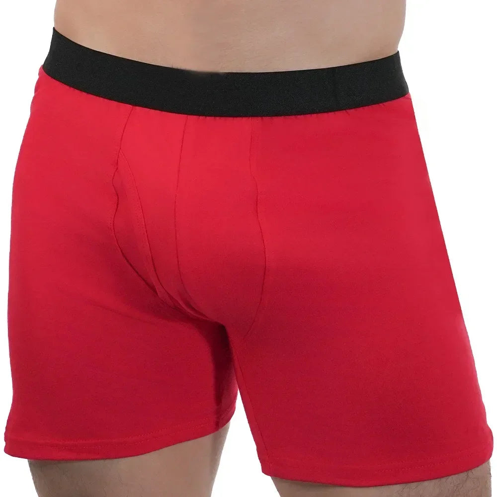 Man Mid-Long Boxer Sport Underwear