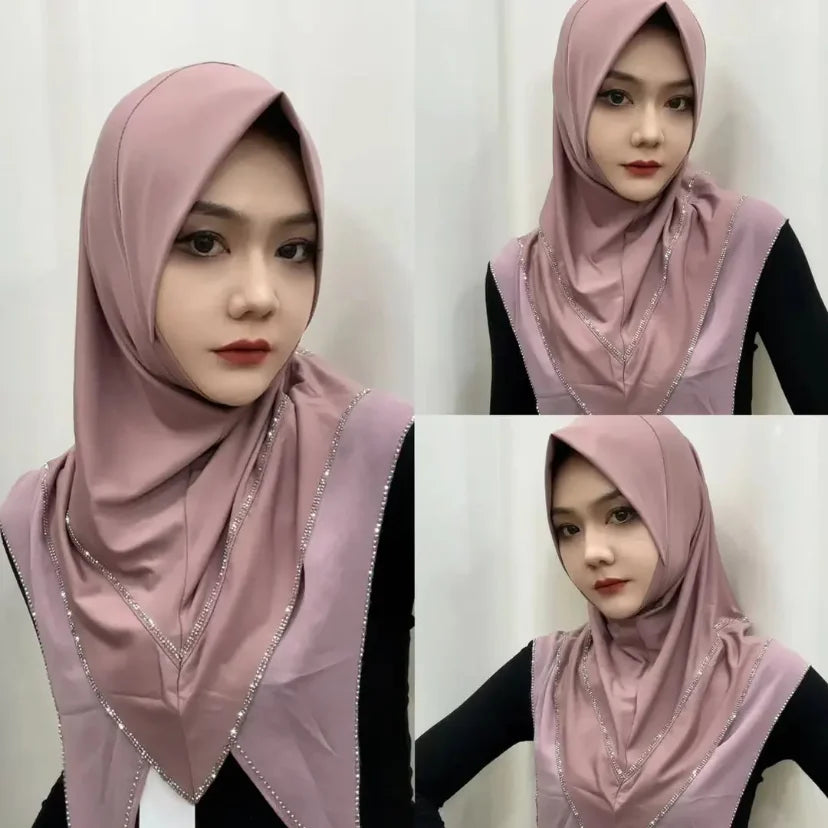 Arabian Women Hijabi Muslim Wear Cover Instant Hijab