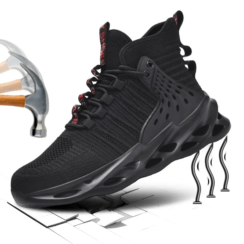 New Unisex Safety Shoes High Top