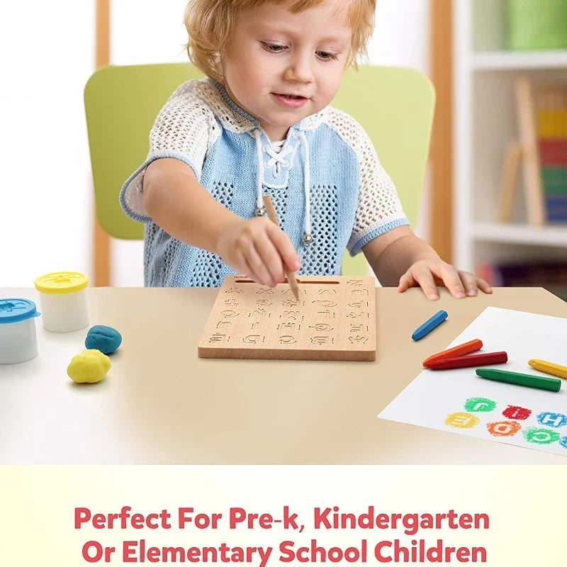 Wooden Letters Practicing Board