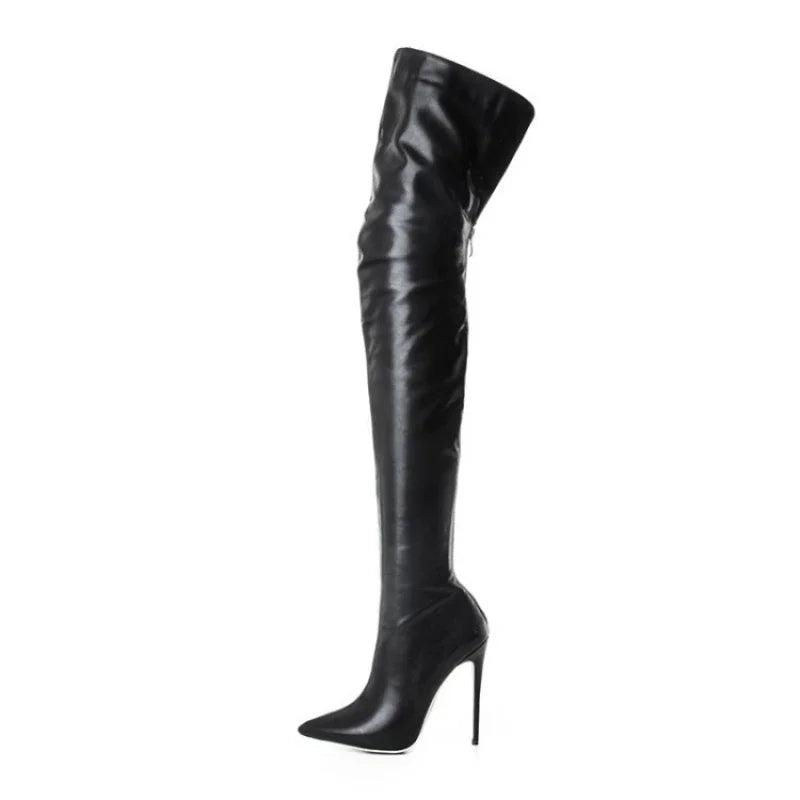 Black High Heels Boots