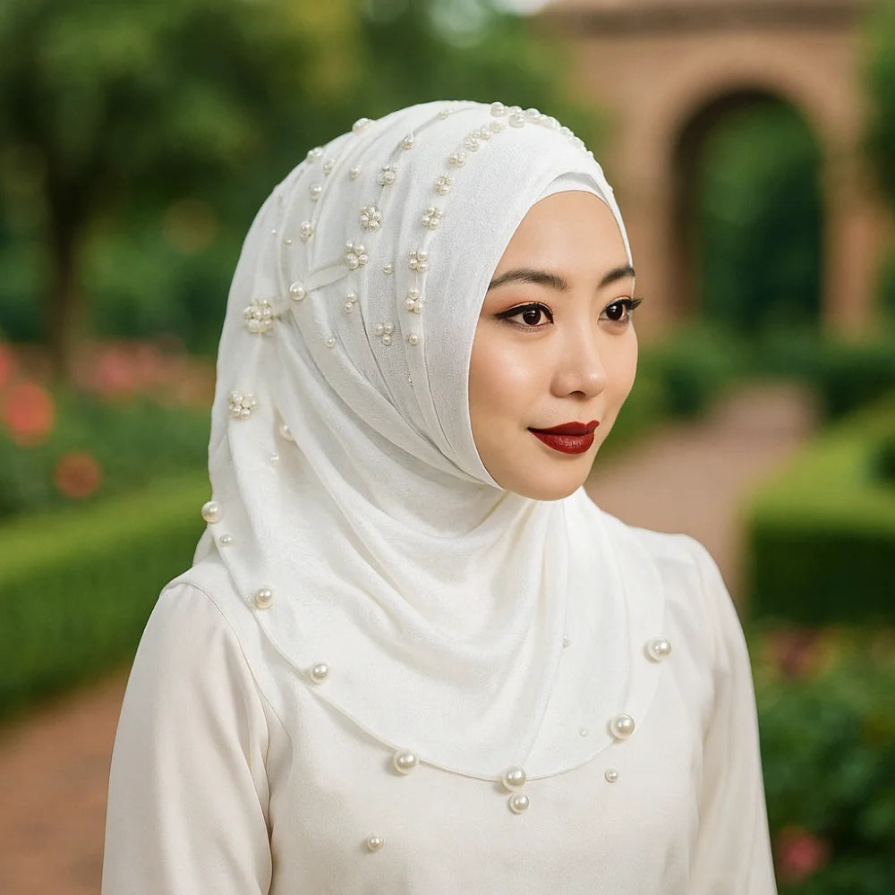 Soft Hijab Simple Head Cover Islamic Headscarf