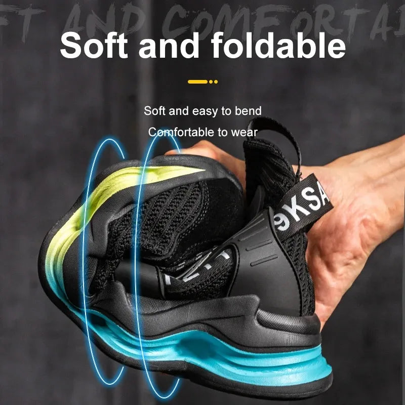 New Safety Shoes Puncture-Proof Work Sneakers