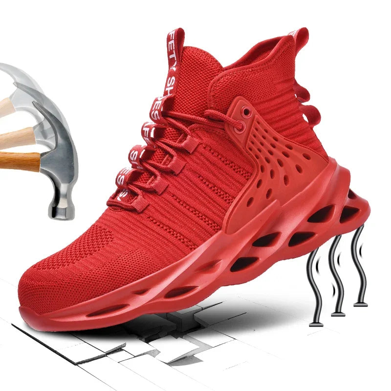 New Unisex Safety Shoes High Top