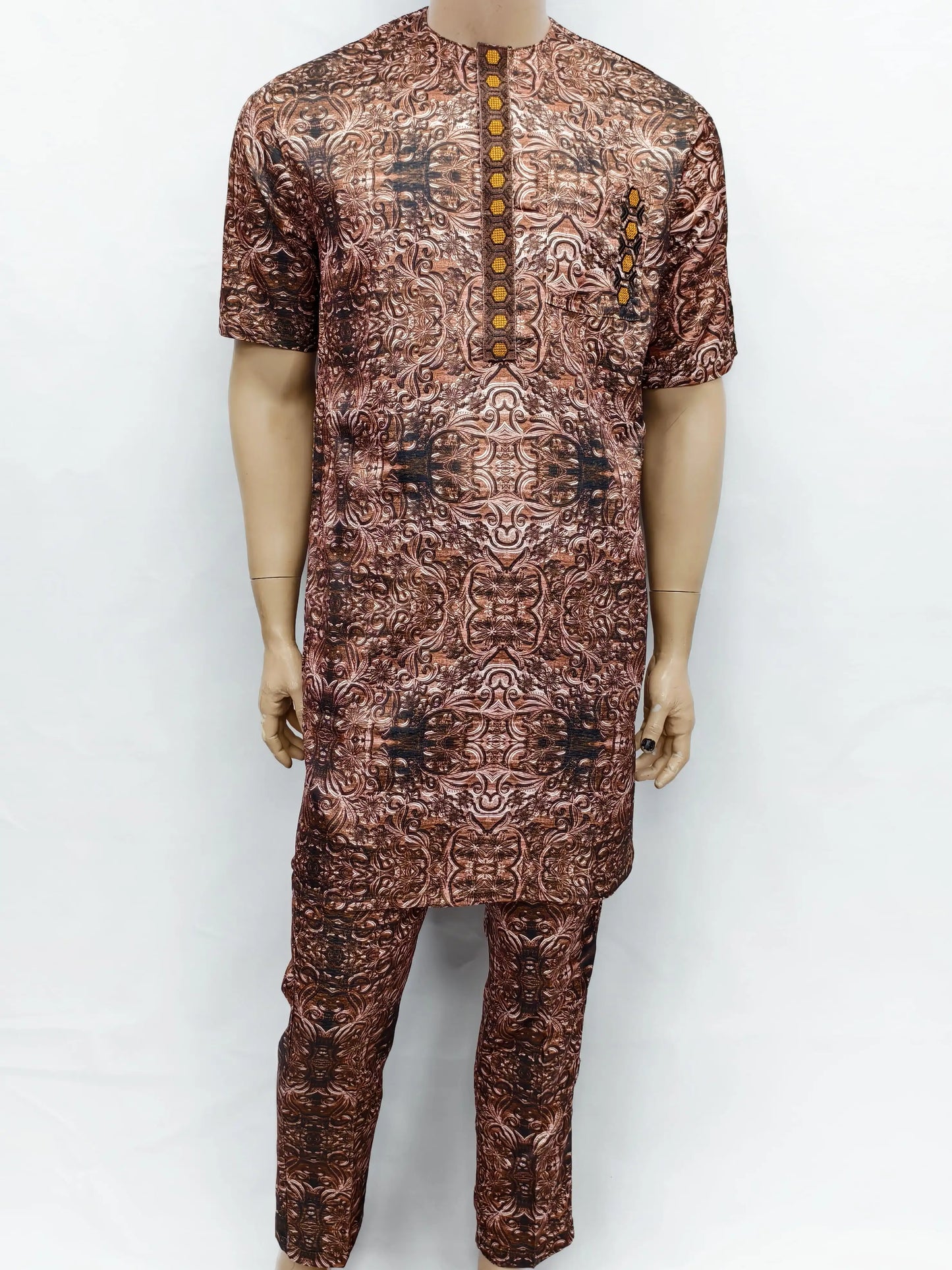 Abaya Muslim Islamic African Men's Prayer Eid Robe
