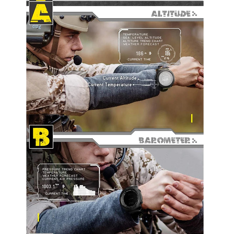 NORTH EDGE Men's digital sports watch