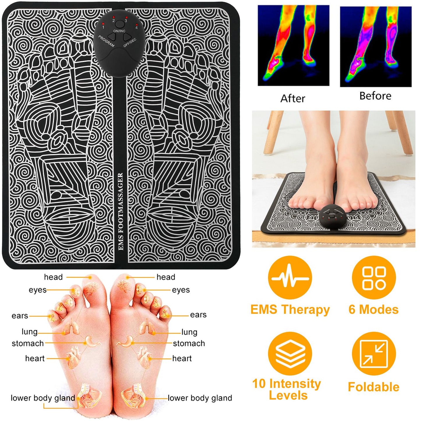 EMS Foot Massage Pad For Mothers' Day