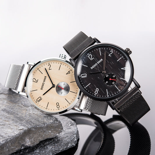 Wooden Dial Fashion Dimple watch