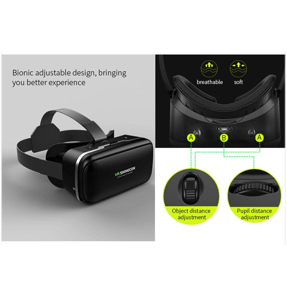 360  VR Headset Goggles 3D Glasses Virtual Reality Headset For Mobile Phone