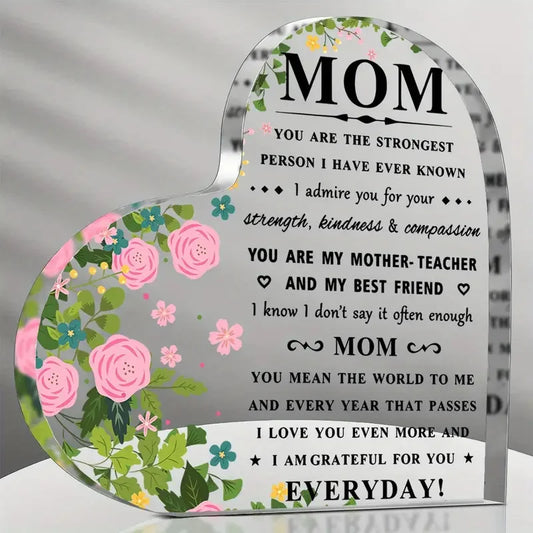 Acrylic Keepsake - I Love You Mom