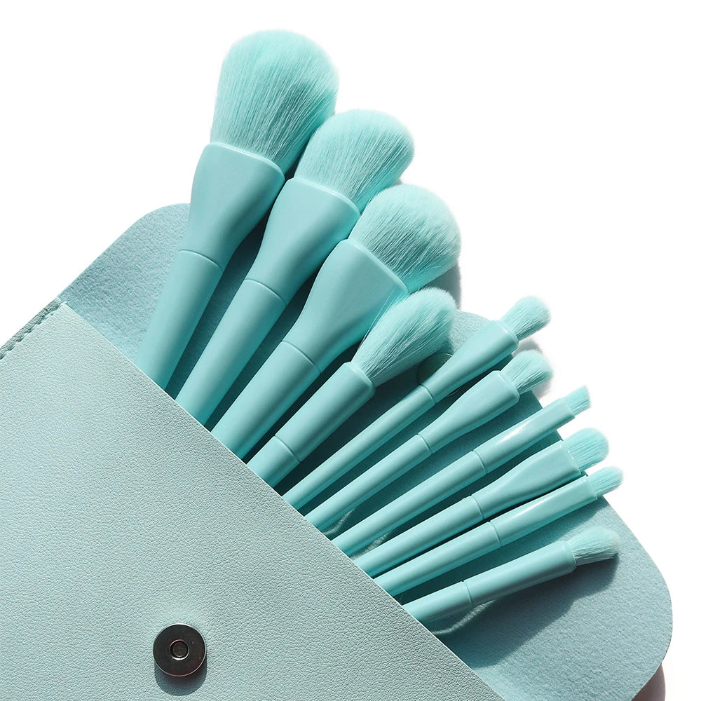 GAHAMACA Makeup Brushes Set 10pcs