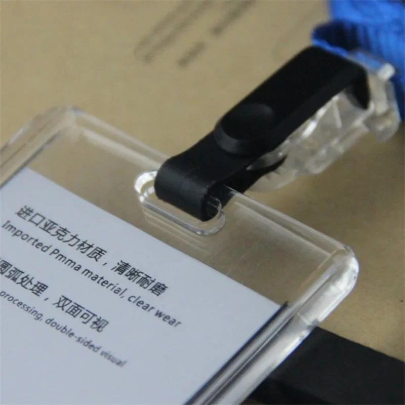 ID Card Holder Keychain