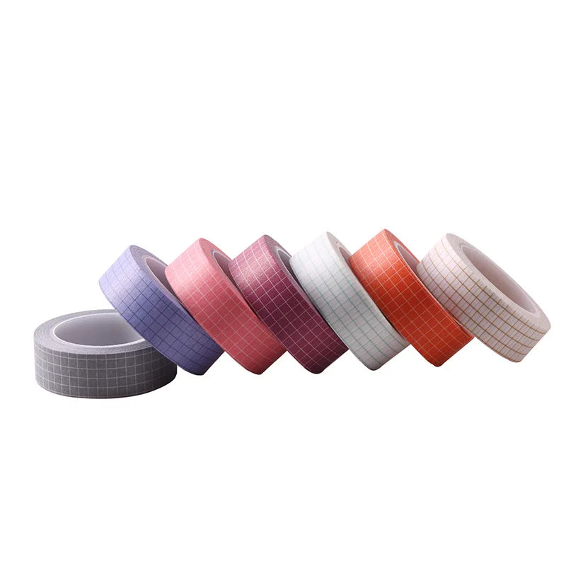 Color Grid Washi Tape Set