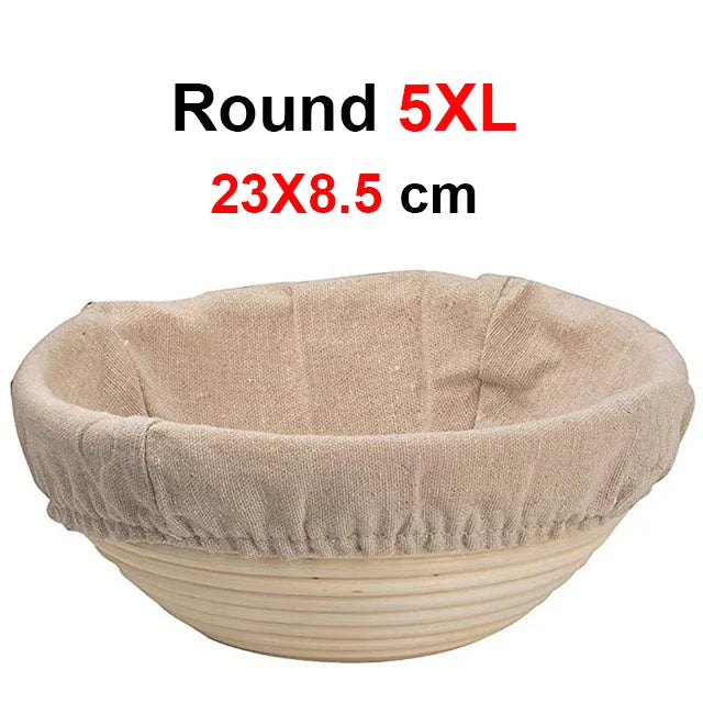 Oval Rattan Wicker Dough Fermentation Bread Basket