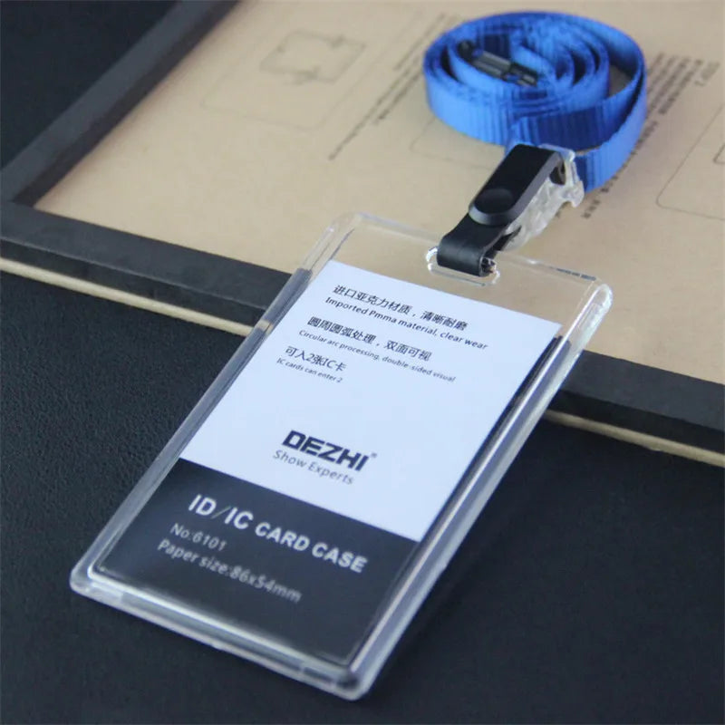 ID Card Holder Keychain