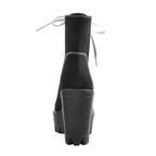 Ankel Boots Block Chunky Heels
