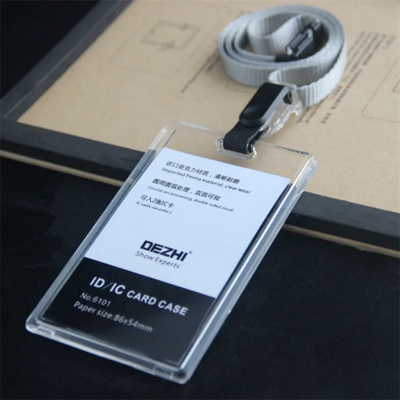 ID Card Holder Keychain