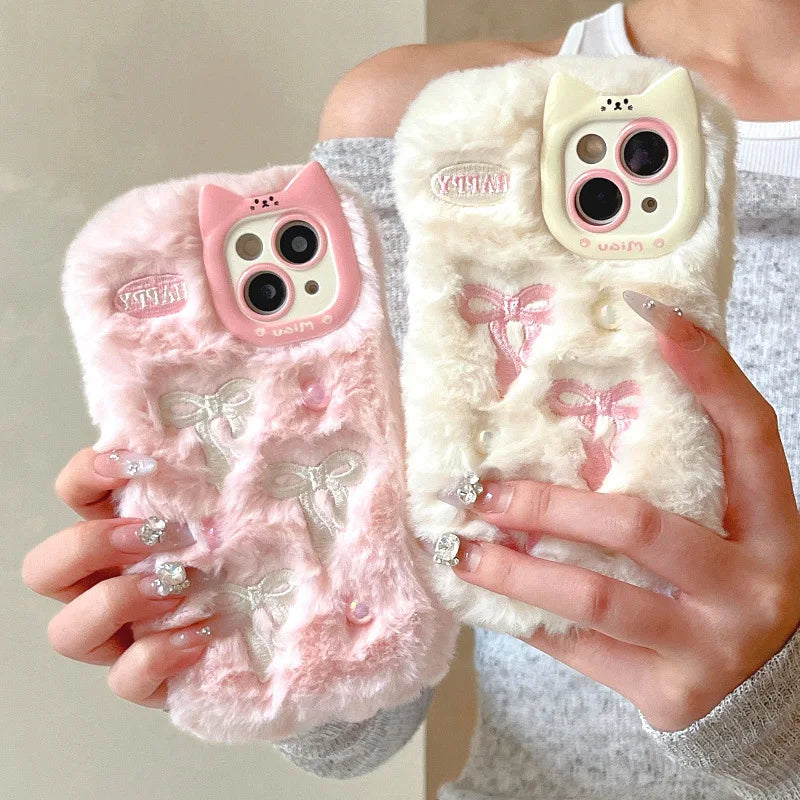 Plush Warm Fashion Mobile Phone Cases