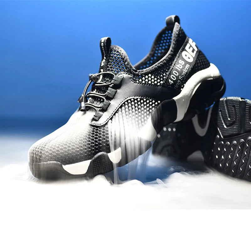 Men Steel Toe Work Safety Shoes