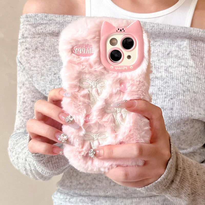 Plush Warm Fashion Mobile Phone Cases