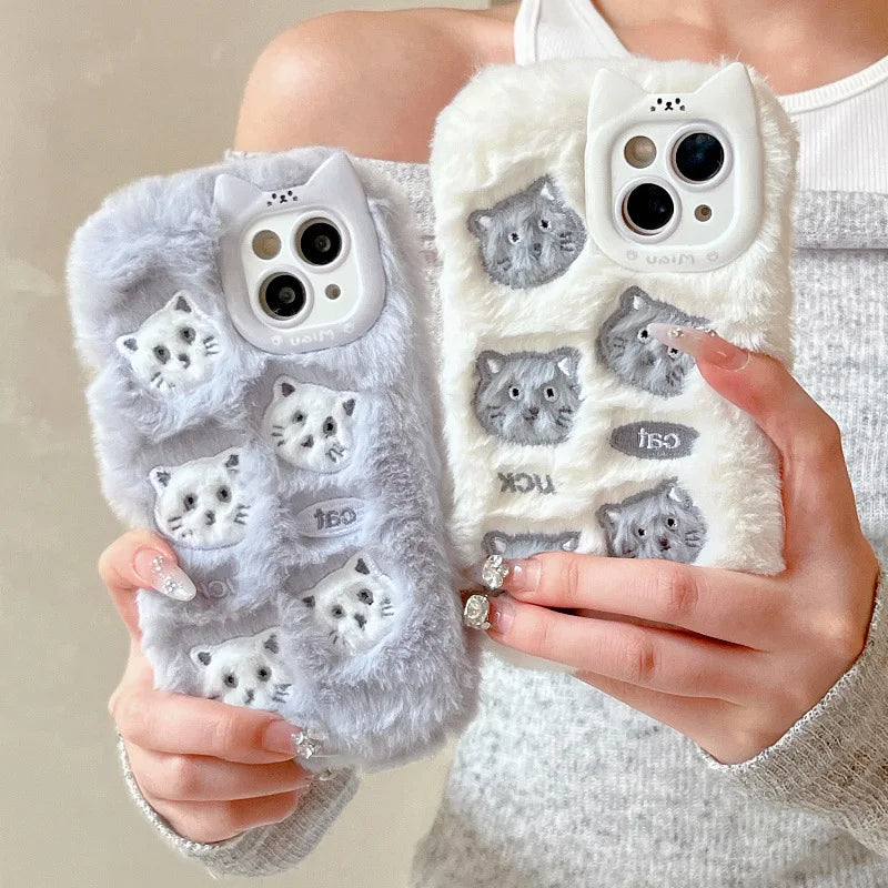 Plush Warm Fashion Mobile Phone Cases