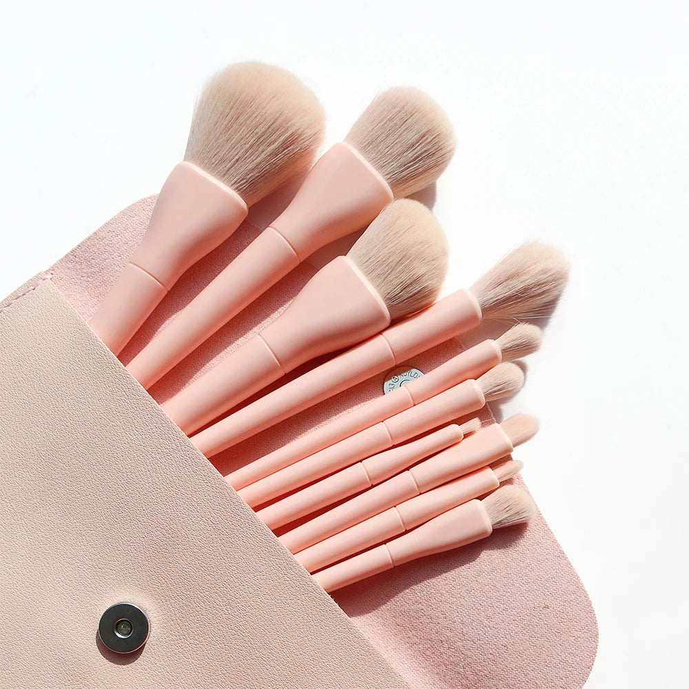 GAHAMACA Makeup Brushes Set 10pcs